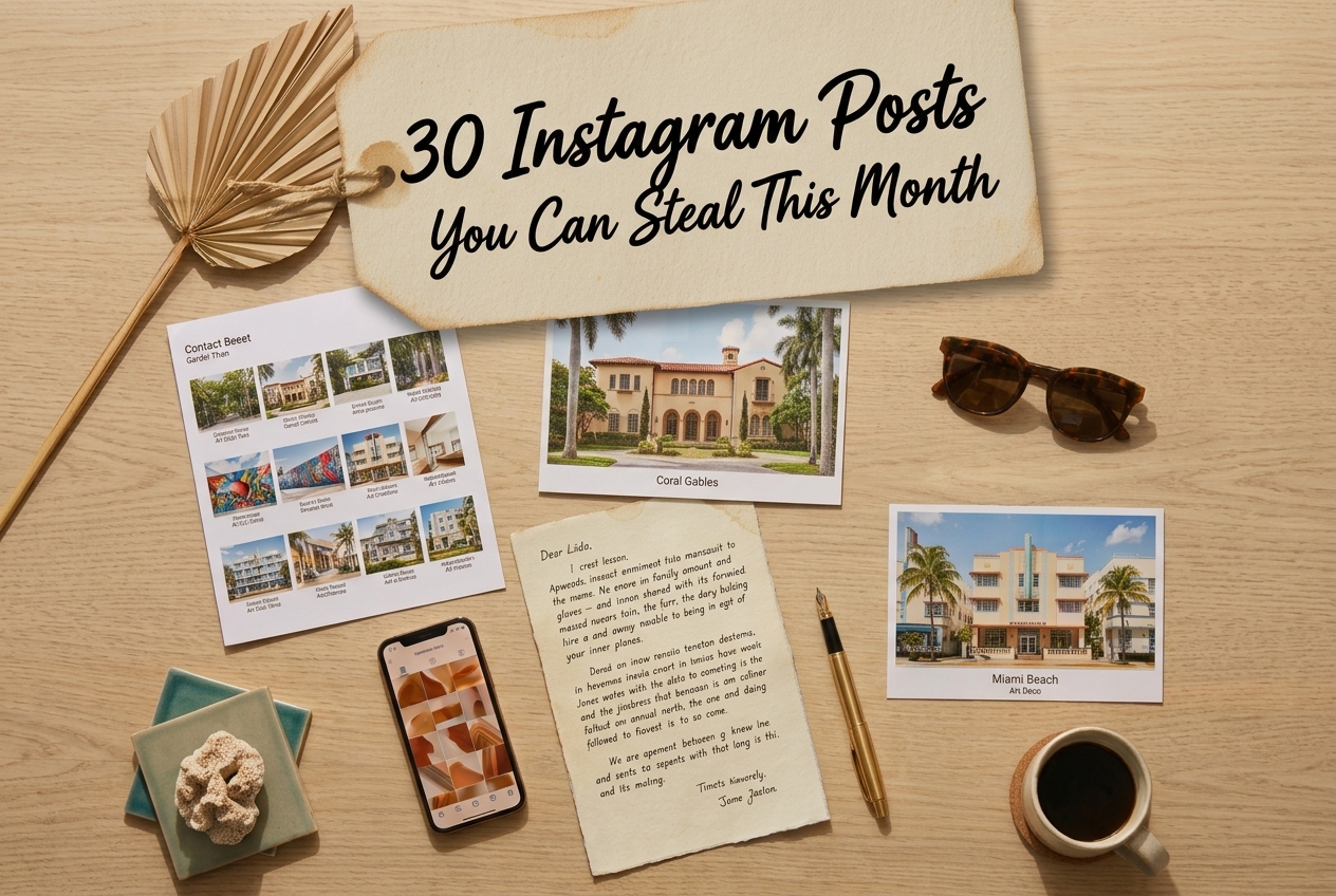 30 Instagram Posts You Can Steal This Month